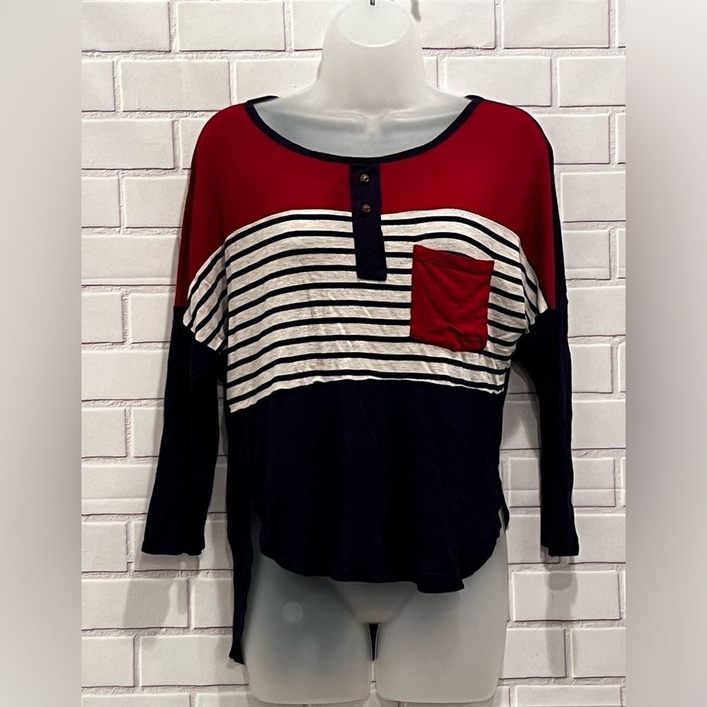 LOVE J women 3/4 sleeve shirt /size M